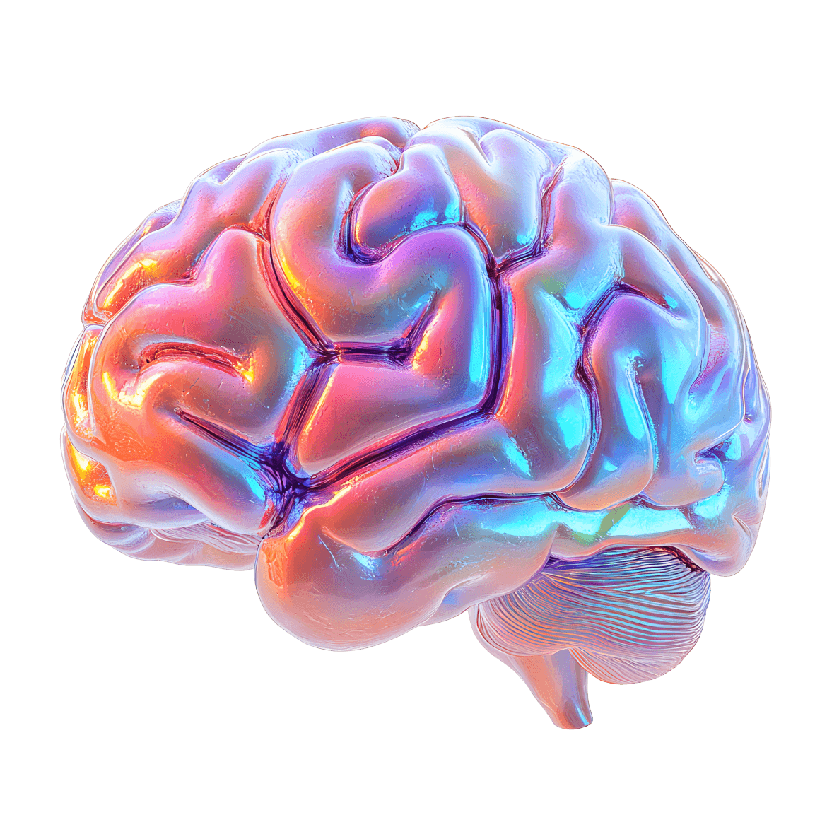 3D brain illustration